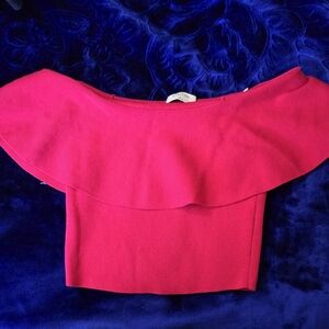 BABATON Off-Shoulder Pink‎ Top
